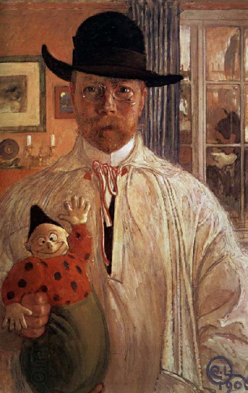 Carl Olaf Larsson Self-Portrait oil painting picture